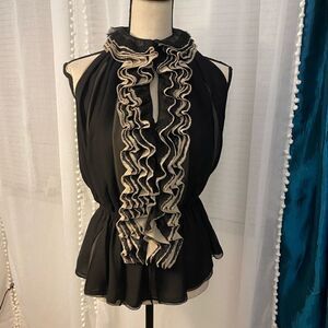 Robert Rodriquez Victorian style blouse, S